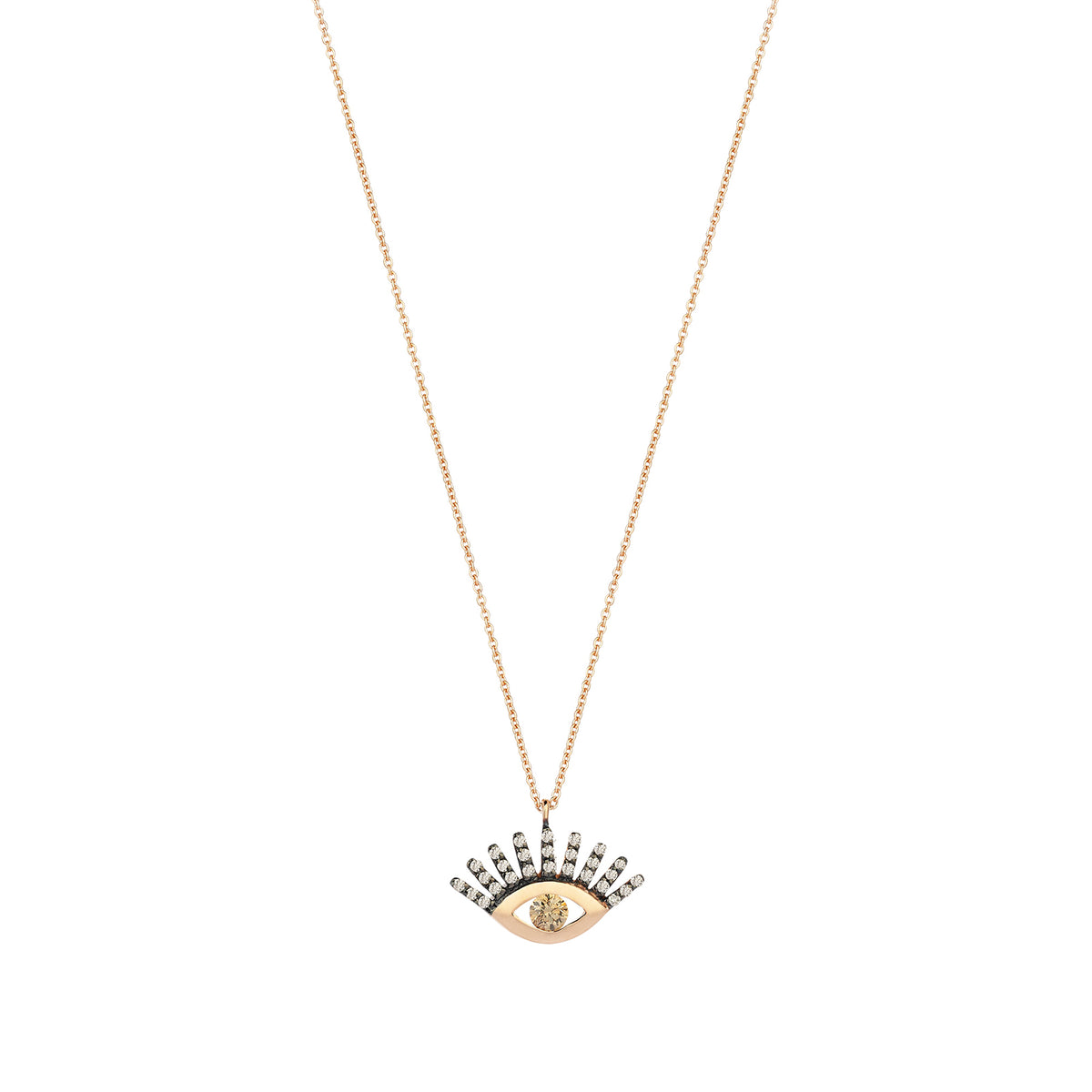 Shimmery Evil Eye Maxi Zincir Kolye