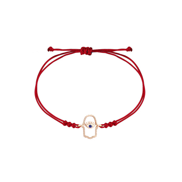 Hamsa İpli Bilezik