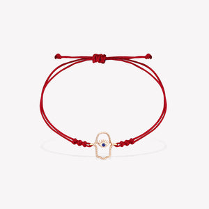 Hamsa İpli Bilezik