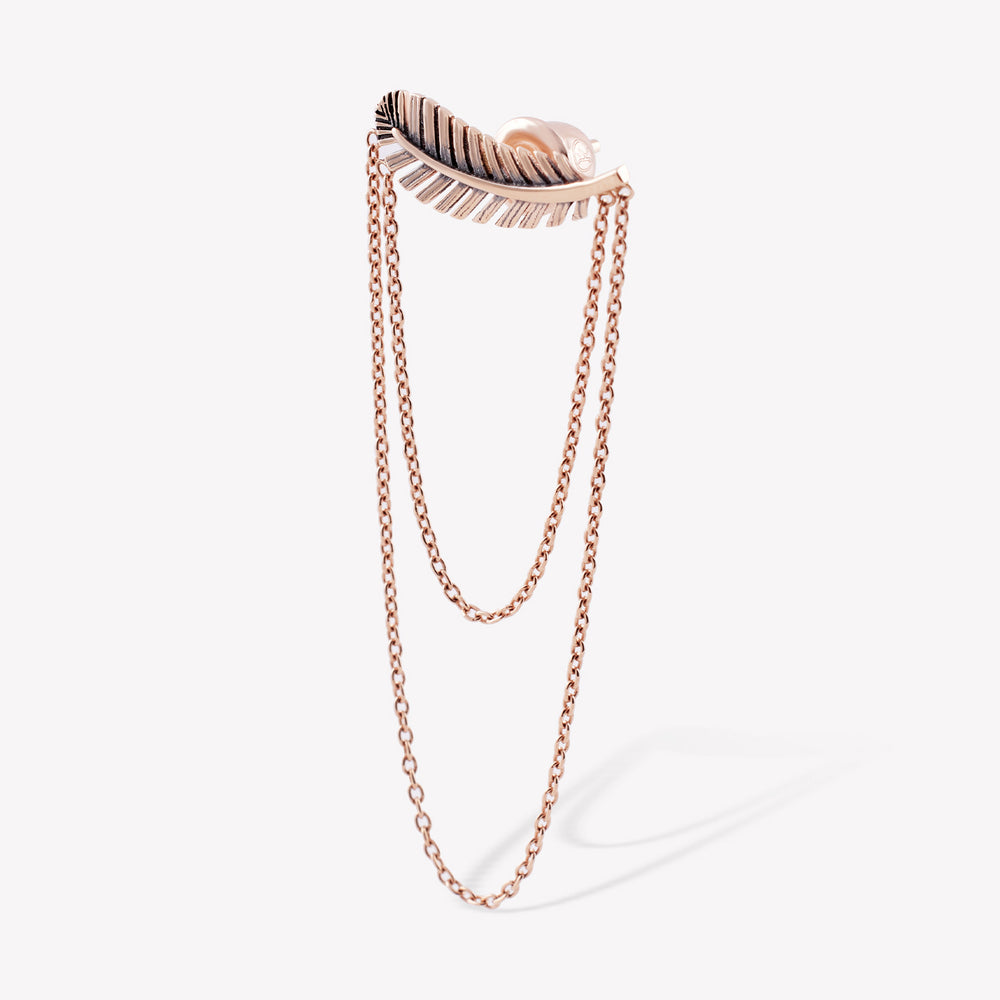 Feather Sallantılı Küpe