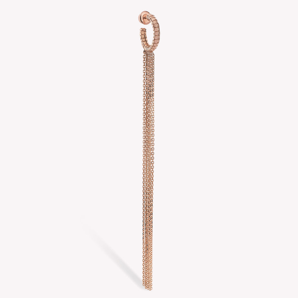 Midnight Funk Sallantılı Halka Küpe