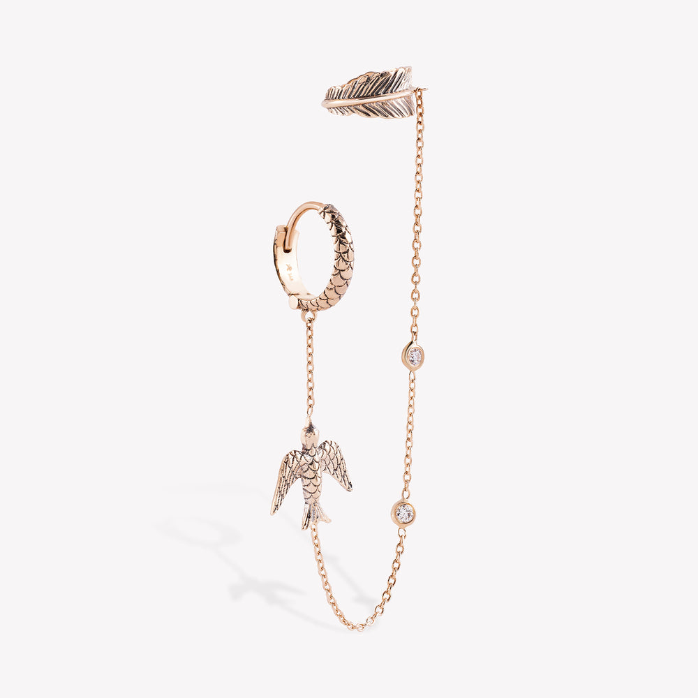 Sparrow cuff küpe