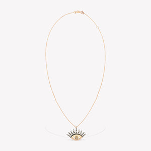 Shimmery Evil Eye Maxi Zincir Kolye
