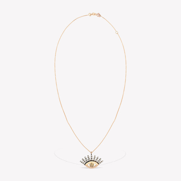 Shimmery Evil Eye Maxi Zincir Kolye