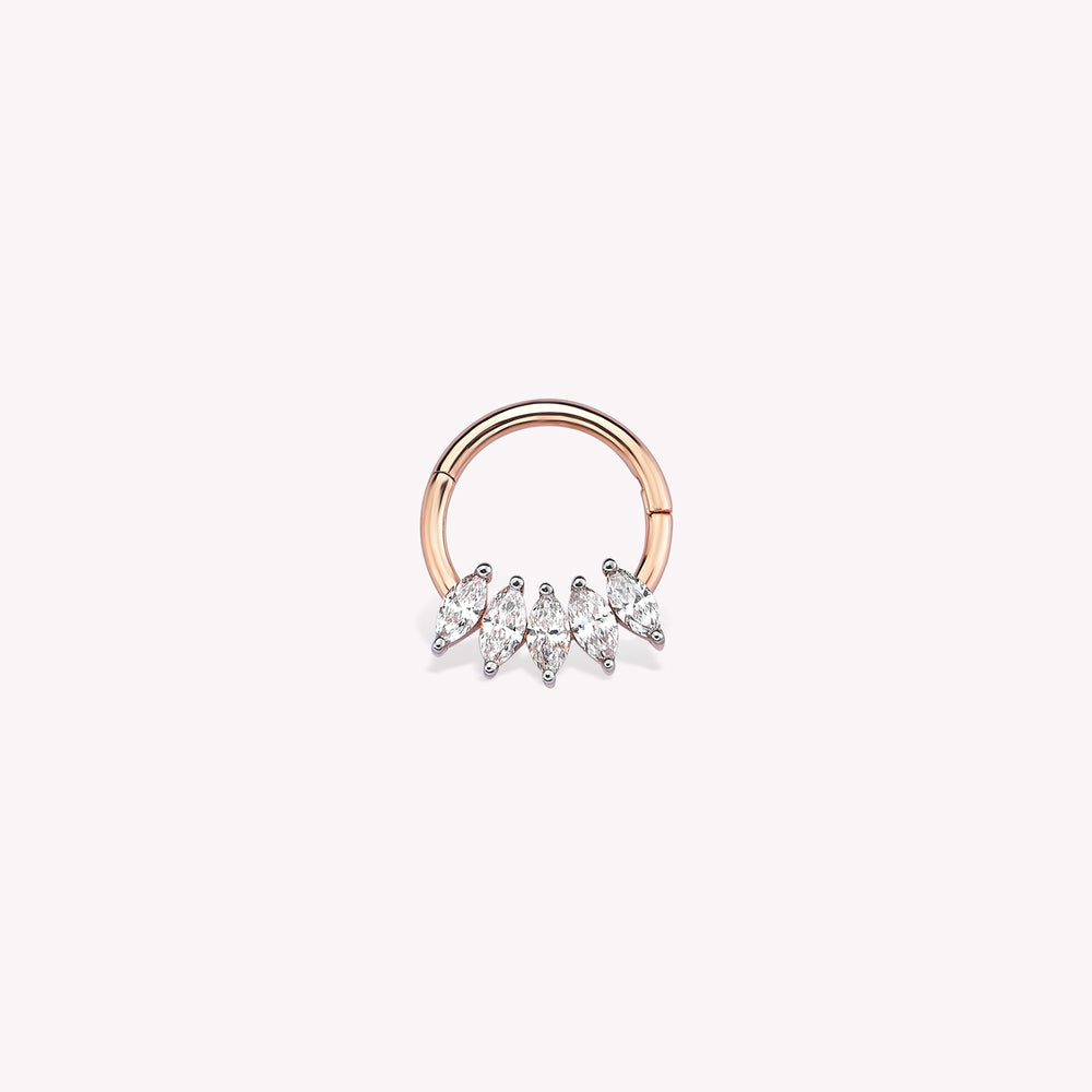 Marquise Cluster Halka Piercing