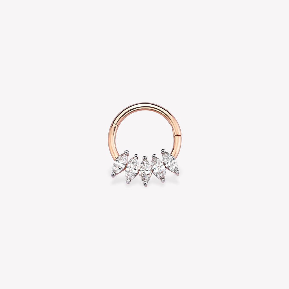 Marquise Cluster Halka Piercing