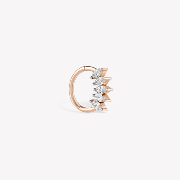 Marquise Cluster Halka Piercing