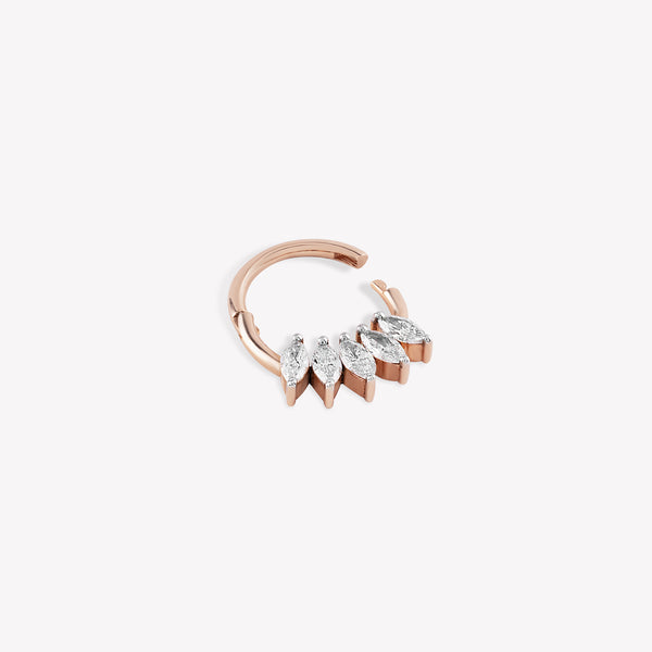 Marquise Cluster Halka Piercing