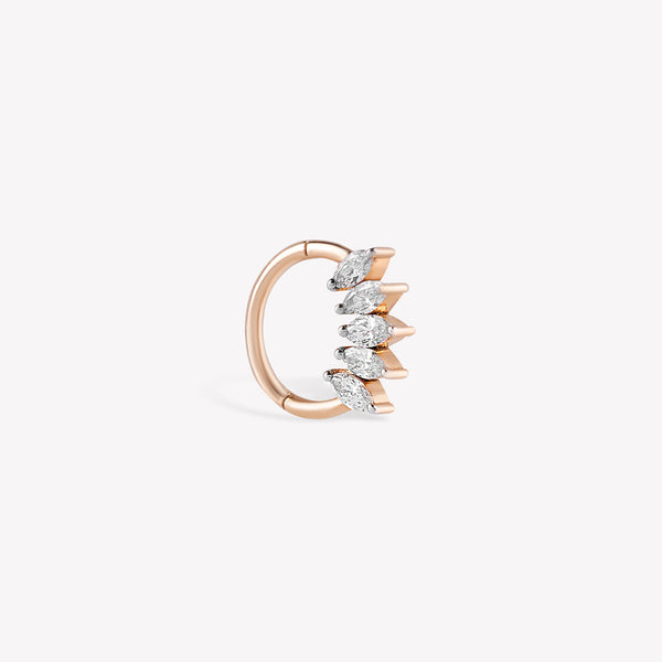 Marquise Cluster Halka Piercing