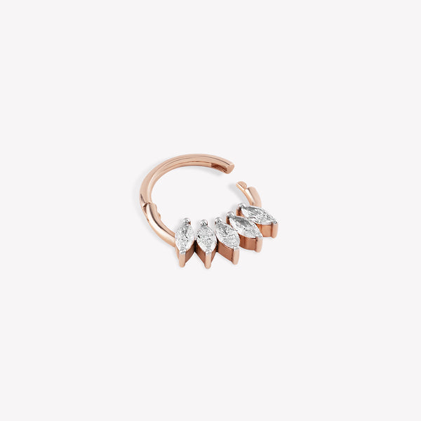 Marquise Cluster Halka Piercing
