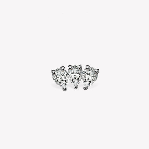 Trio Teardrop Sabit Piercing