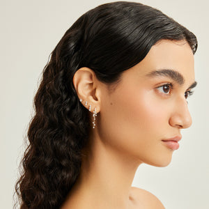 Trio Invisible Sabit Piercing