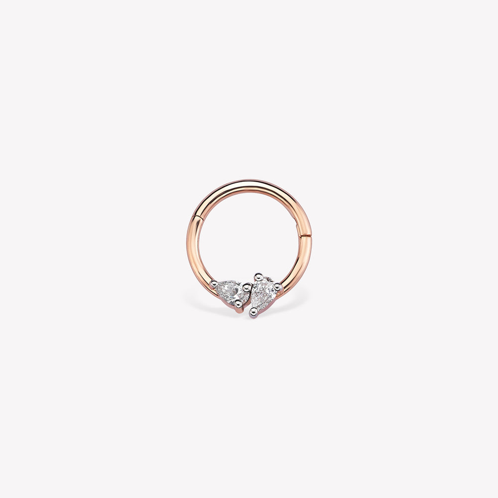 Teardrop Duo Halka Piercing