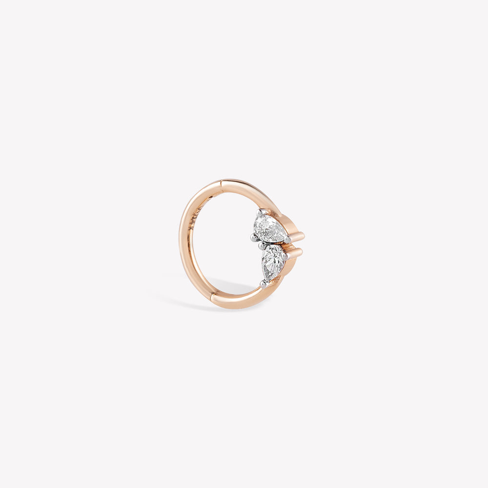 Teardrop Duo Halka Piercing