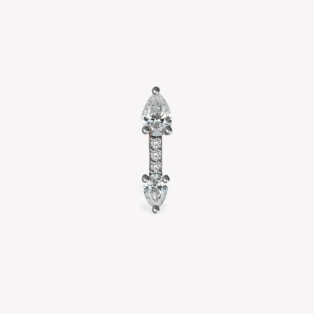 Teardrop Bar Piercing