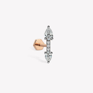 Teardrop Bar Piercing