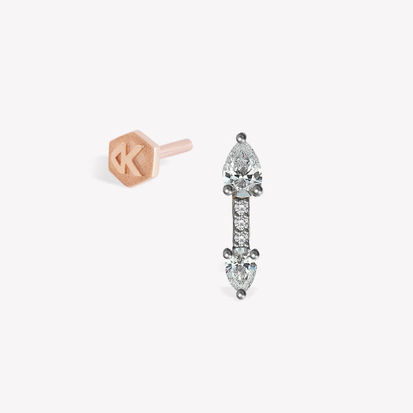 Teardrop Bar Piercing