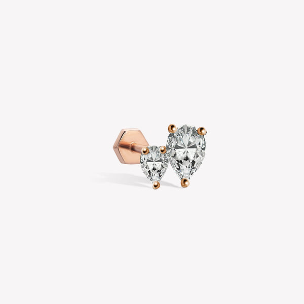 Twin Pear Sabit Piercing
