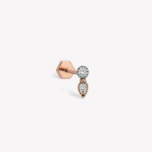 Droplet Solitaire Sallantılı Piercing