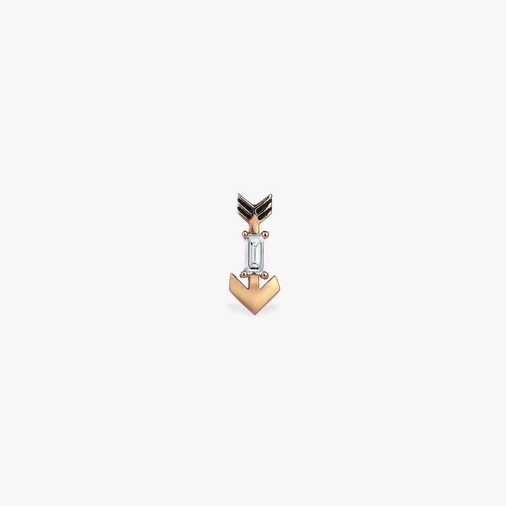Arrow Baguette Piercing