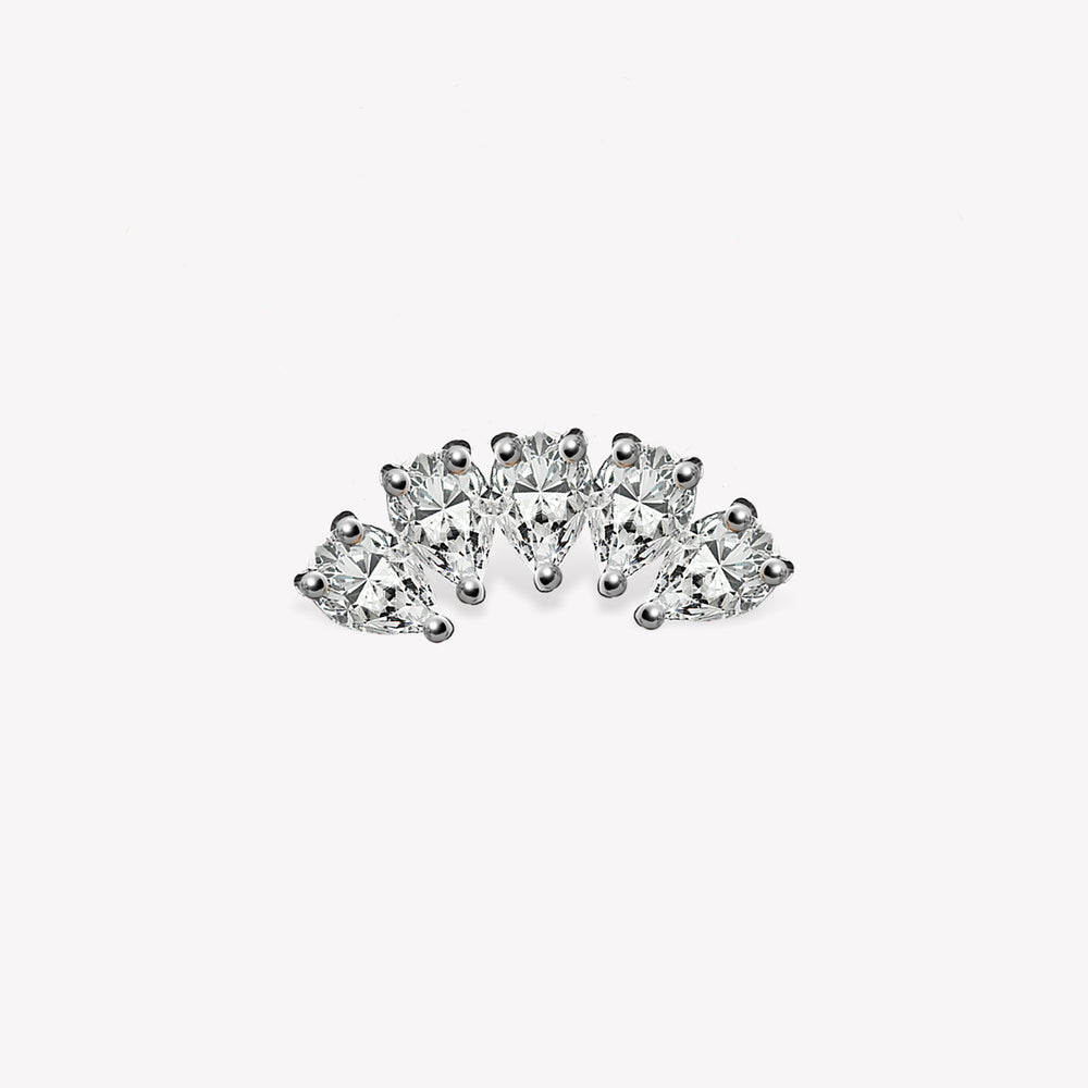 Quintet Pear Sabit Piercing