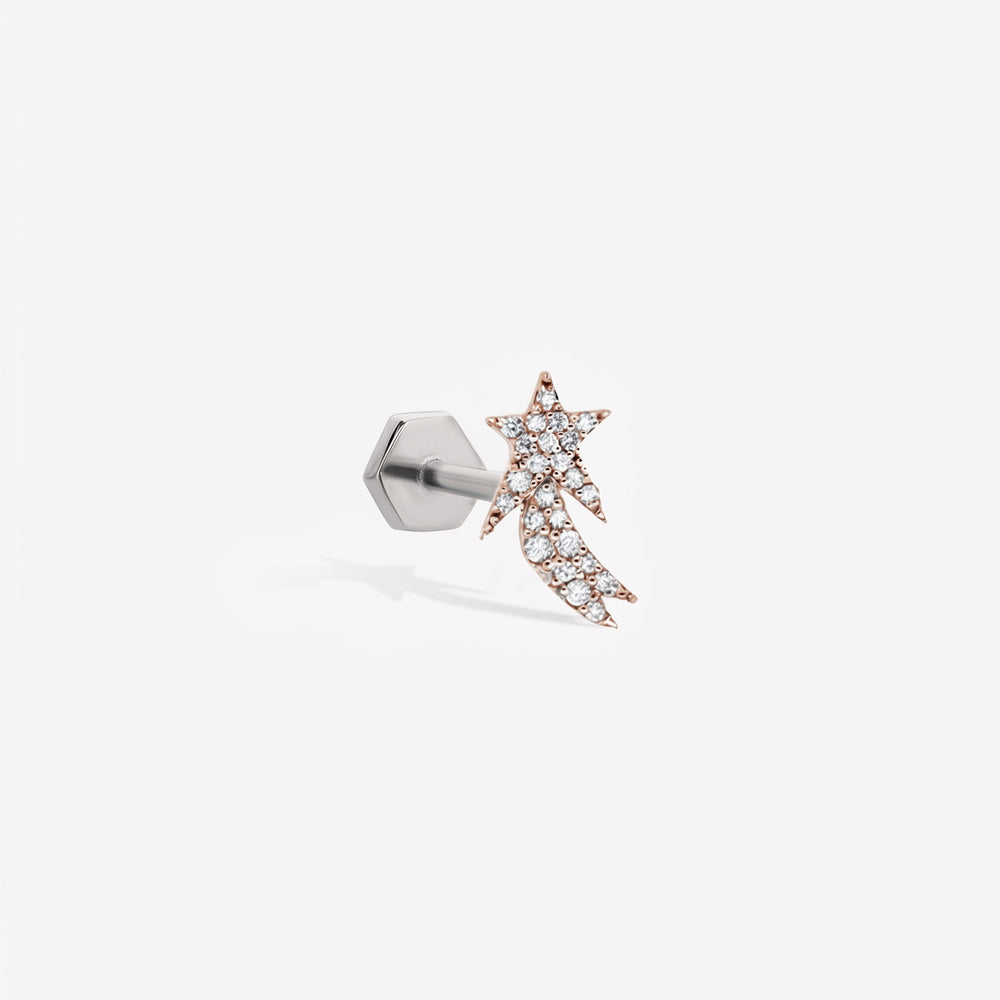 Comet Pave Piercing