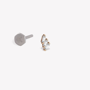 Shimmery Step Sabit Piercing