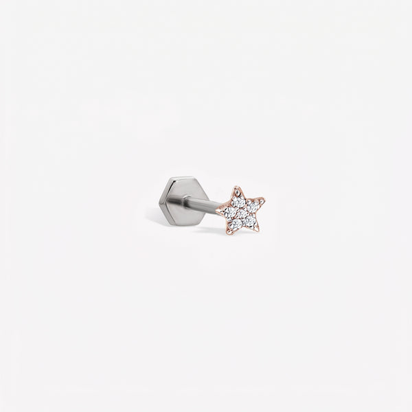 Pavé Star Piercing