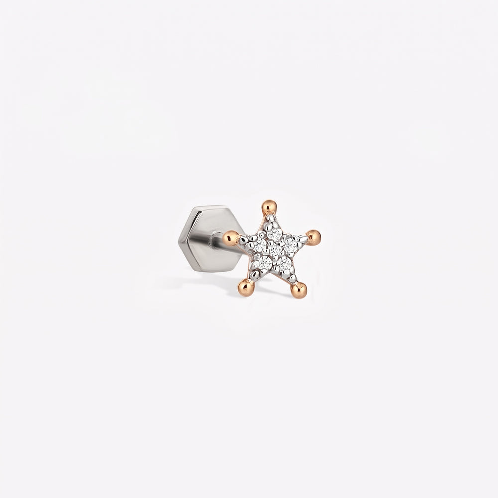 Sheriff Star Piercing