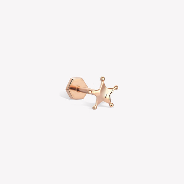 Sheriff Star Piercing