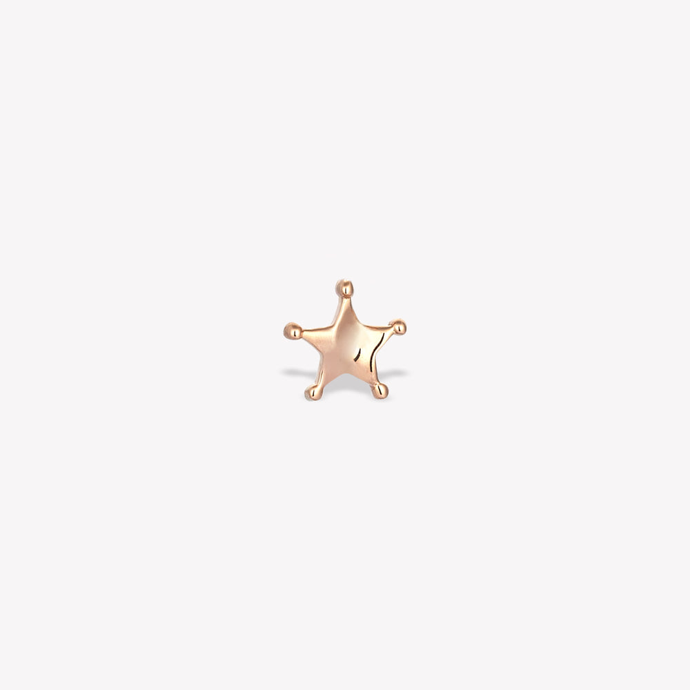 Sheriff Star Piercing