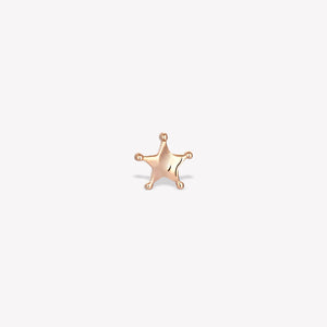 Sheriff Star Piercing