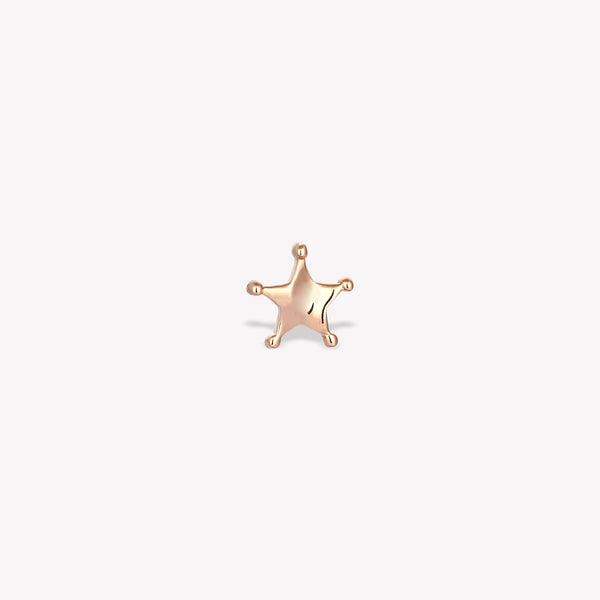 Sheriff Star Piercing