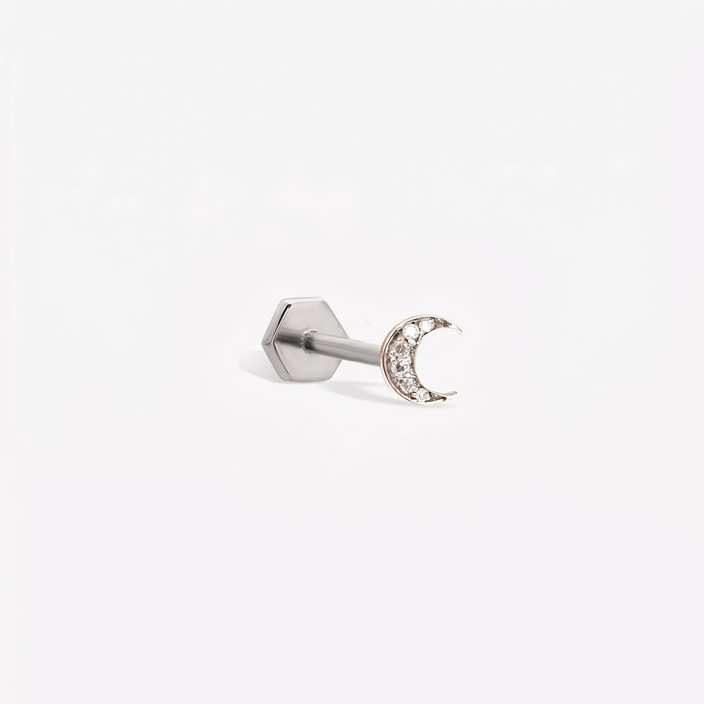 Crescent Moon Piercing