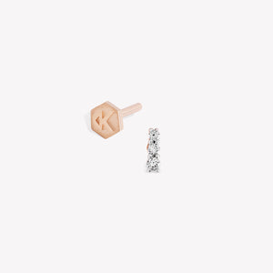 Solitaire Trio Piercing