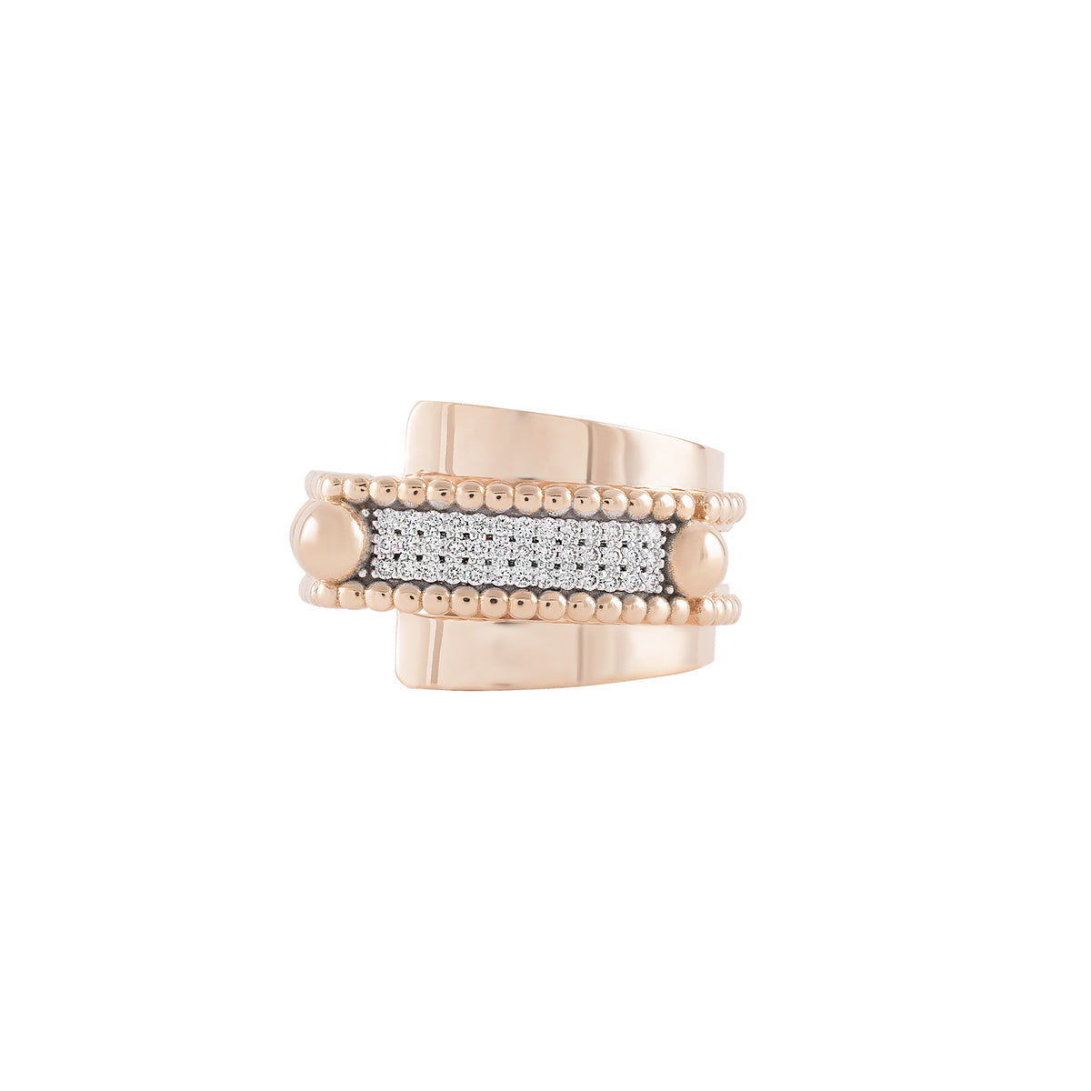Trio Beads Arc Yüzük