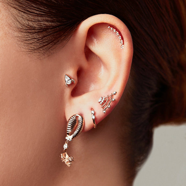 Beaded Arc Piercing