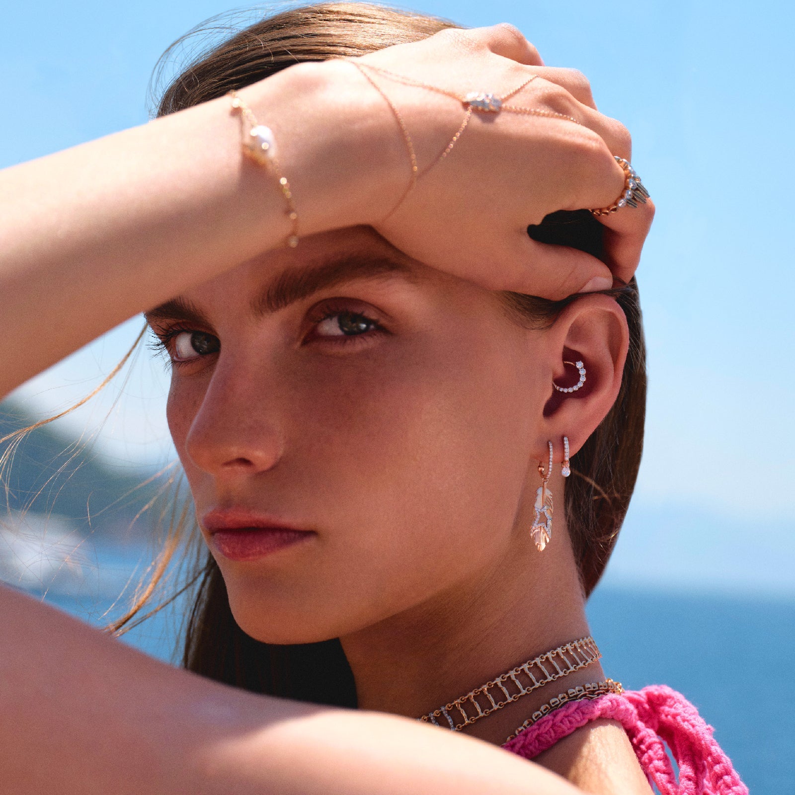 Vision Sallantılı Küpe - Kısmet by Milka Türkiye