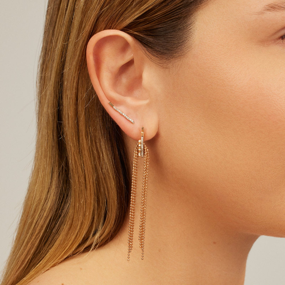 York Zincir Sallantılı Küpe