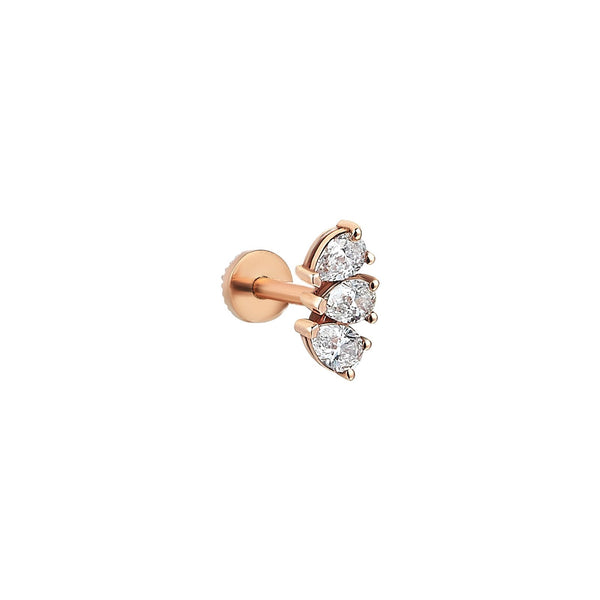 Trio Pear Maxi Sabit Piercing