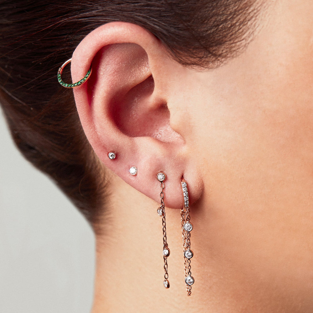 "The Classic" Solitaire Piercing