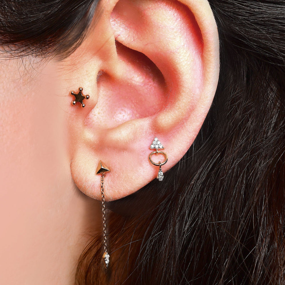 Sheriff Star Piercing