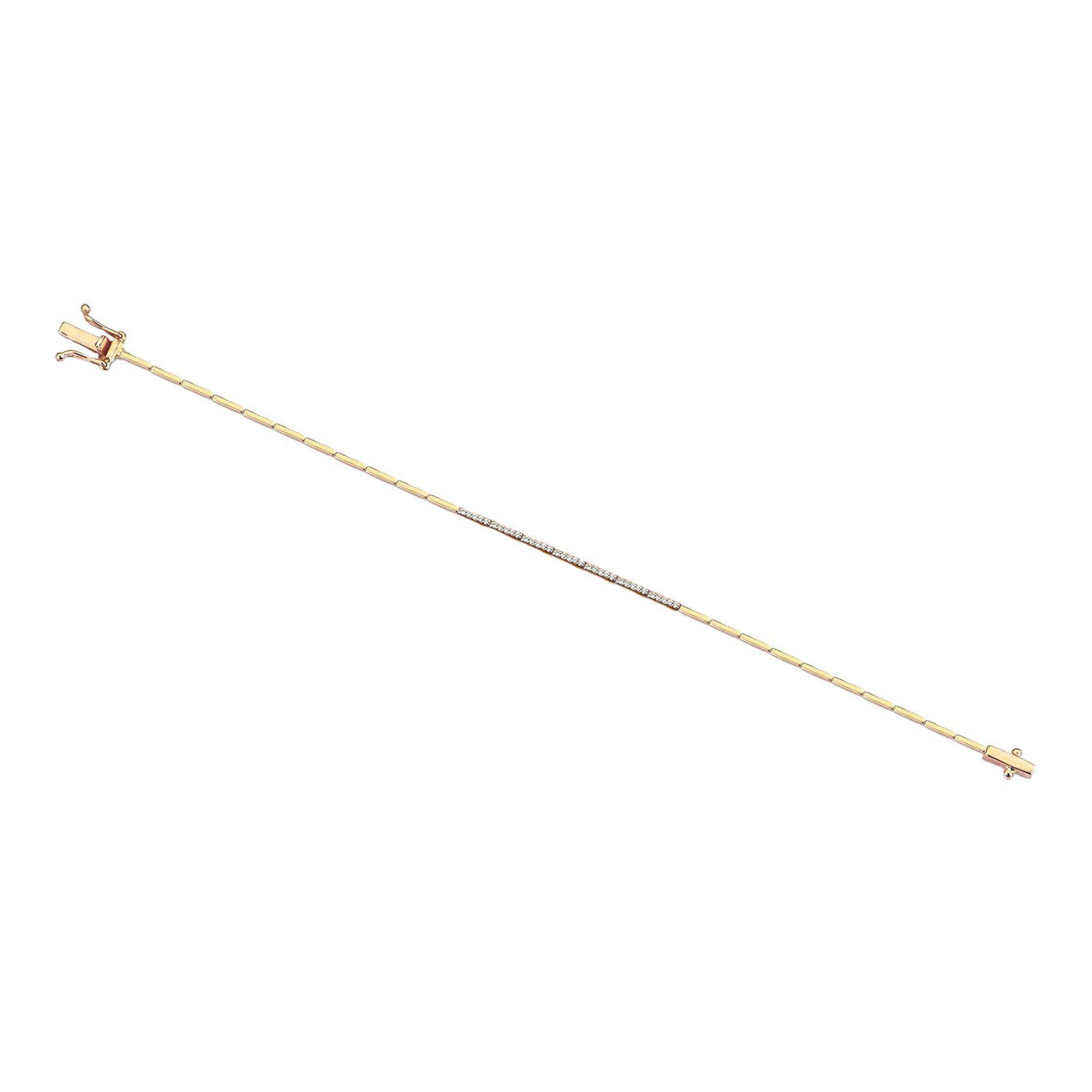 Skinny Square Link Open Box Clasp Bilezik - Kısmet by Milka Türkiye