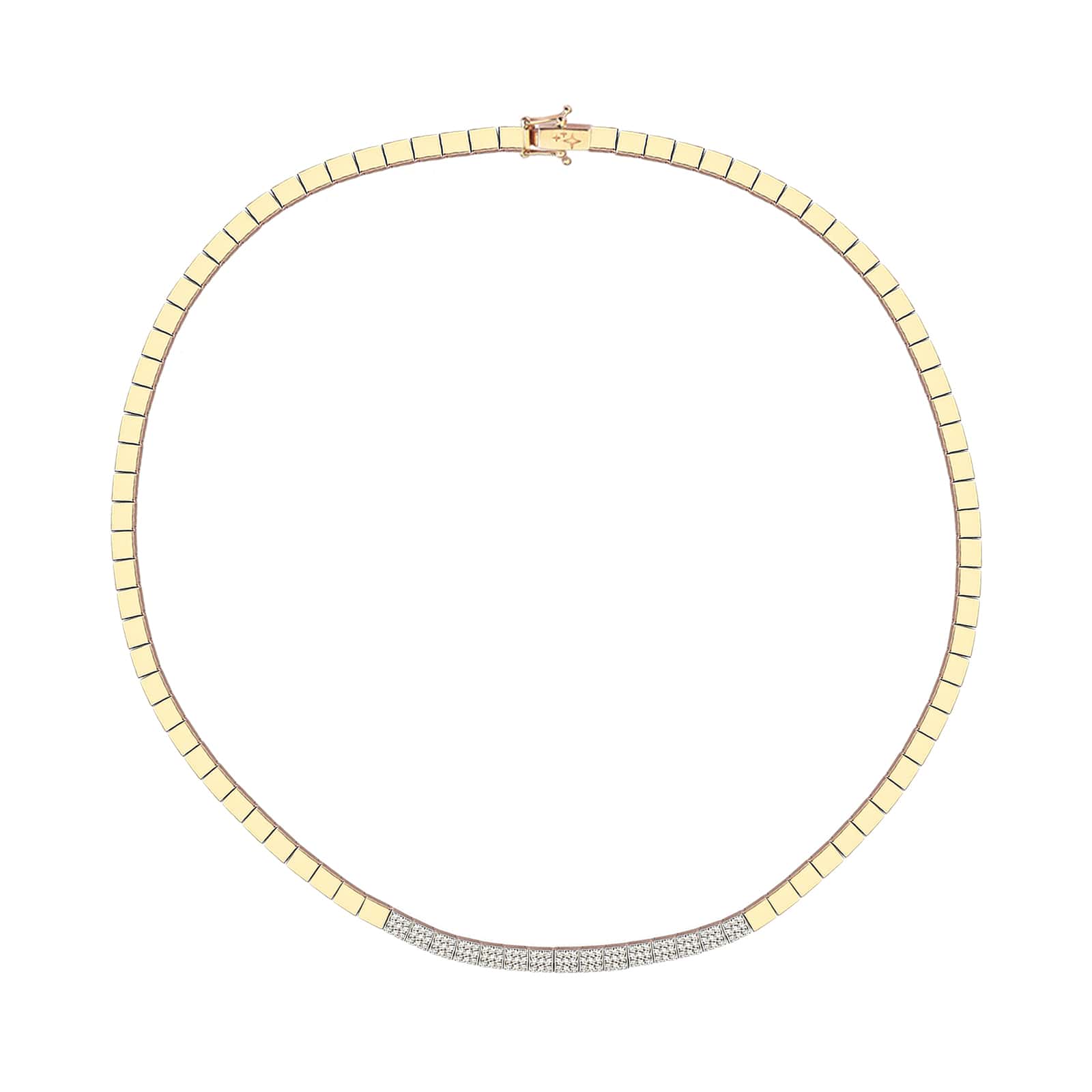 Slim Square Link Kolye - Kısmet by Milka Türkiye