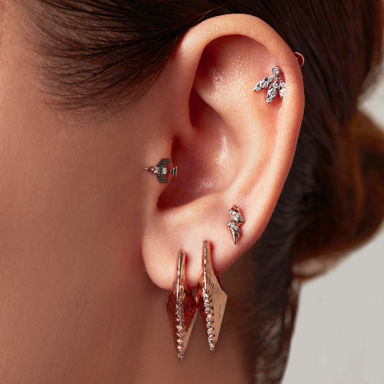 Triangle Bird Piercing - Kısmet by Milka Türkiye